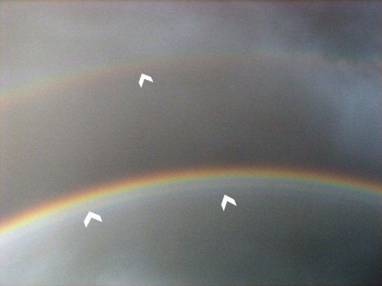 triple rainbows