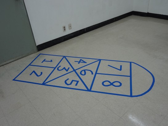 It leads to the part of the studio where I work and not where I sleep.