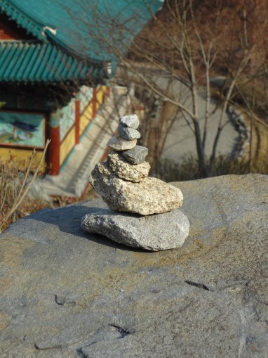 Rock balancing!