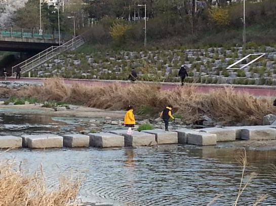 The arrival of spring is better by happy kids. 