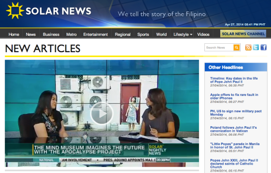 with Mitzi Borromeo of Solar Nightly News