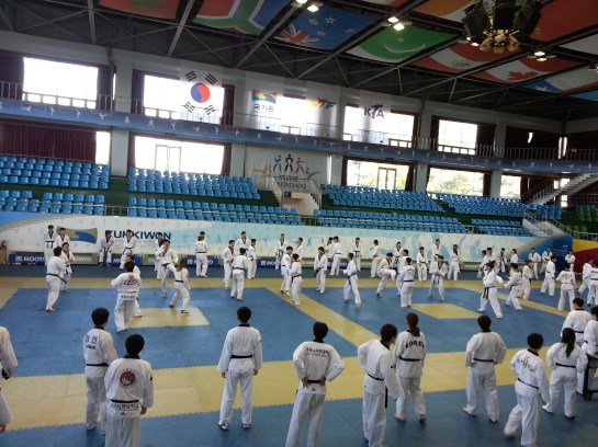 A class in Kukkiwon