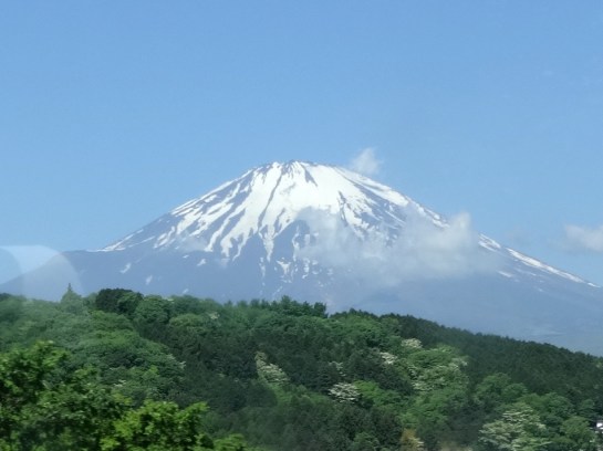 My first glimpse of Mt. Fuji