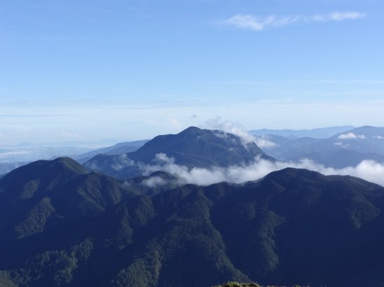 The clouds over and around the Cordilleras