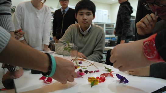 Gathering fragrant things in nature