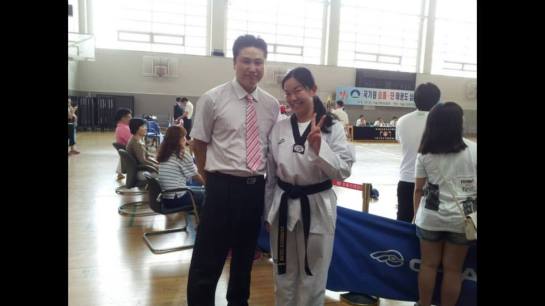 I've had over 30 teachers, but this is the only photo I have with any of them in uniform. Hmm.