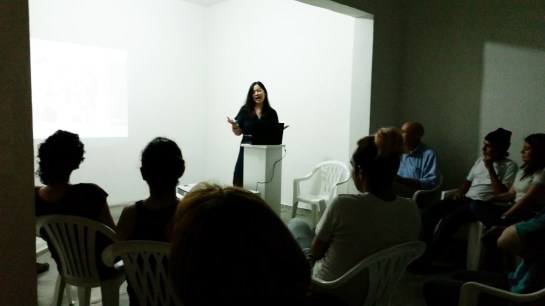 Artist talk at Casa Tres Patios